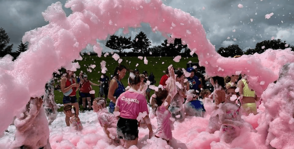Coloured Foam Parties