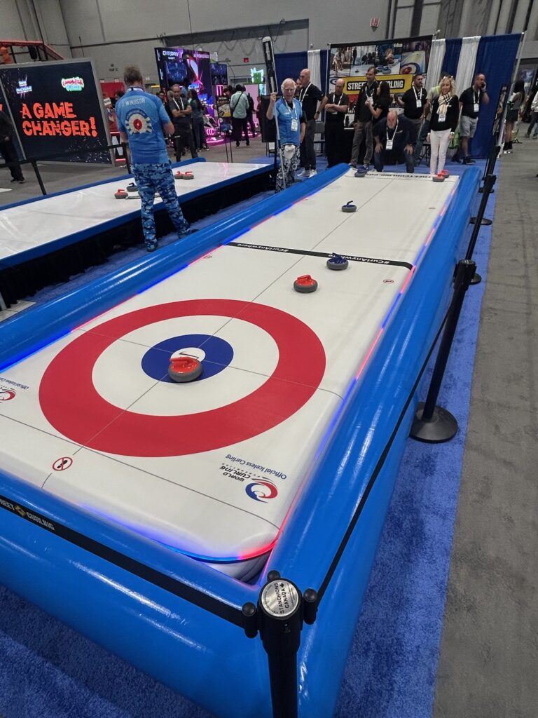 Mobile curling rink