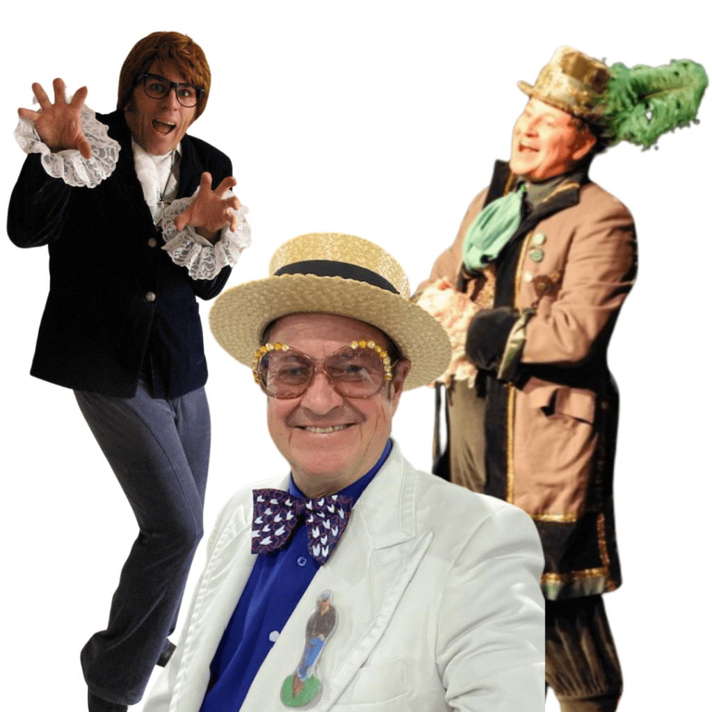 Characters singing telegrams