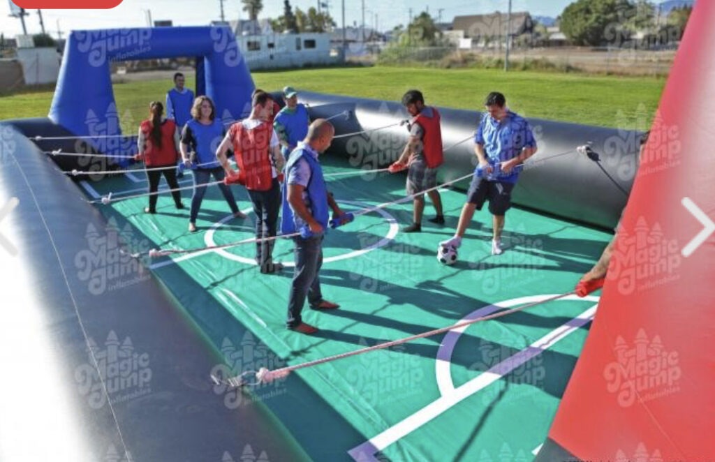 Life-sized Fooseball