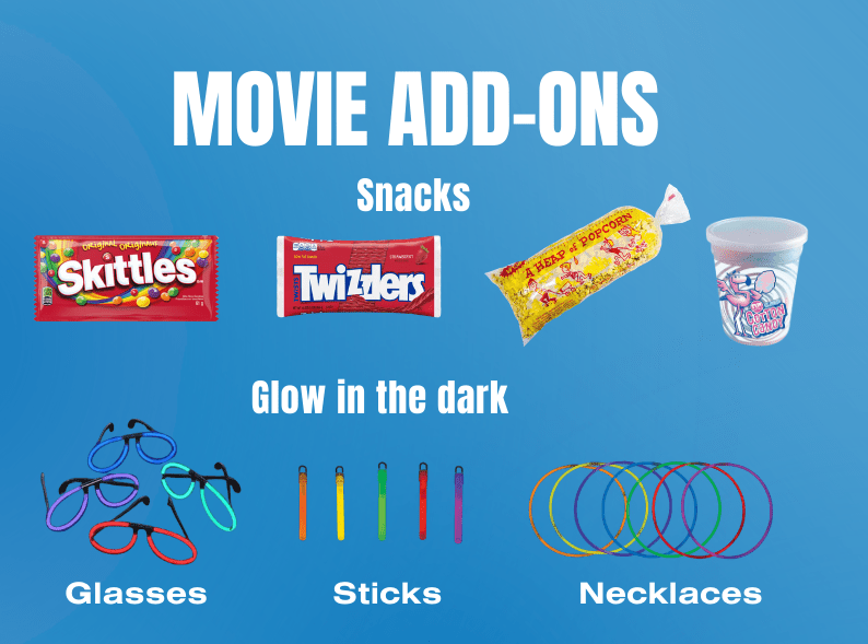 movie food concessions available