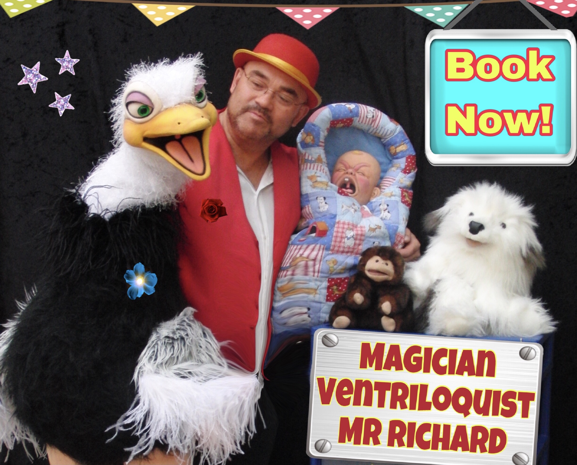 magician ventriliquist mr richard